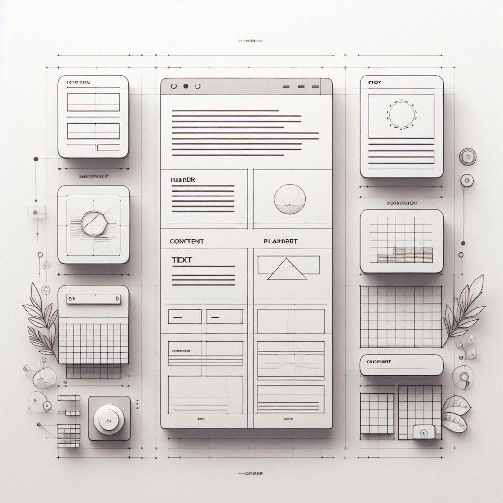Simbología de un wireframe